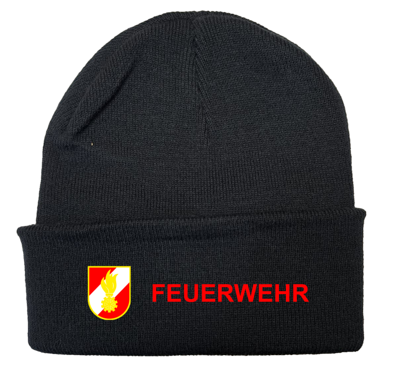 Preview: Haube Feuerwehr gestickt mit KA2
